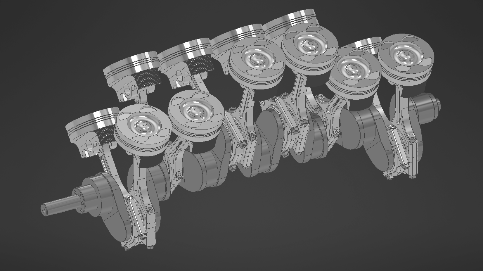 6.6L Twin-Turbocharged V12 Diesel Engine | Autodesk Inventor