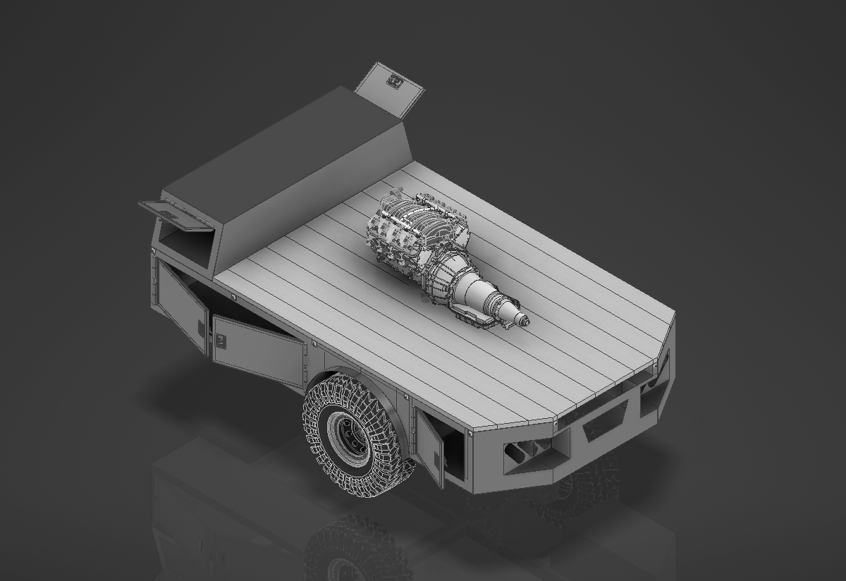 1986 GMC Sierra C3500 Custom Flatbed | Autodesk Inventor
